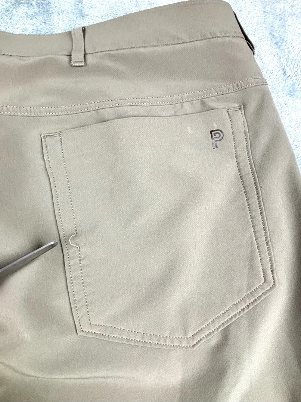 Public Rec Workday Pants Men 36X34 Brown Khaki 5-Pocket Straight (Fit 36X32)